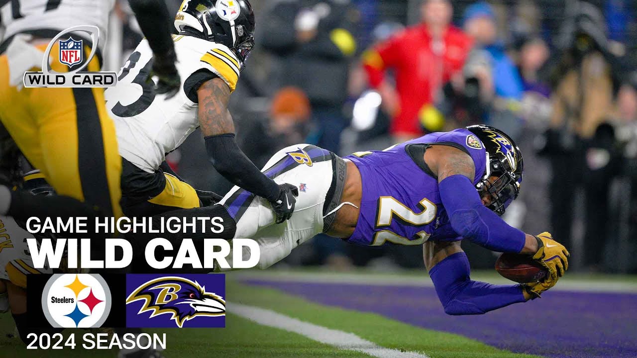 Pittsburgh Steelers vs. Baltimore Ravens Game Highlights | 2024 Wild Card Game Highlights