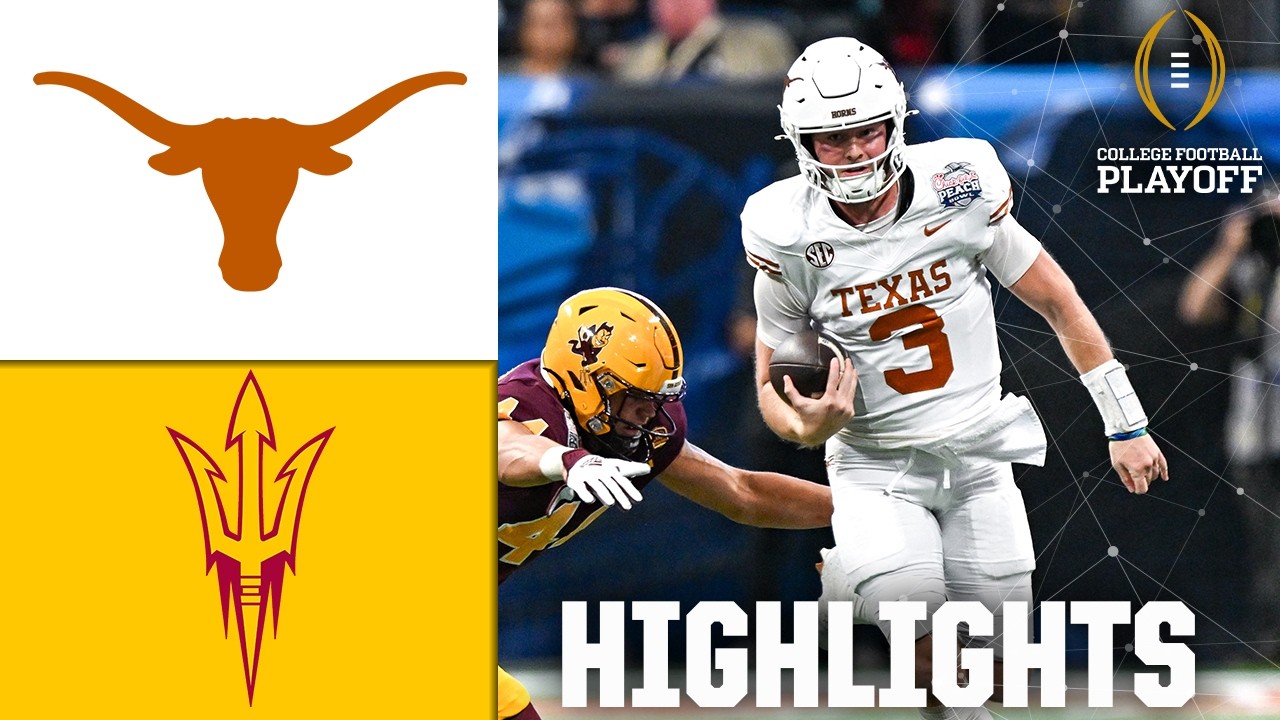 CFP Quarterfinal: Texas Longhorns vs. Arizona State Sun Devils | Full Game Highlights | ESPN CFB