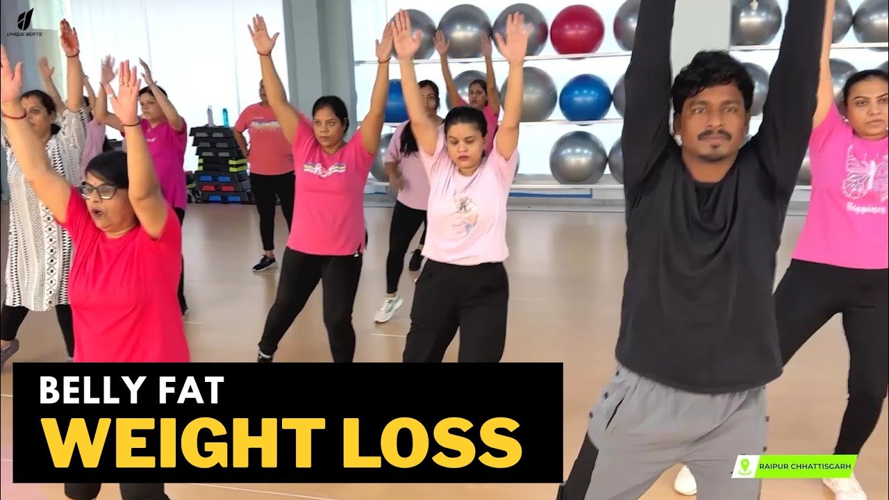 Belly Fat Weight Loss Video | Best Exercise For All Age Group | Zumba Fitness With Unique Beats