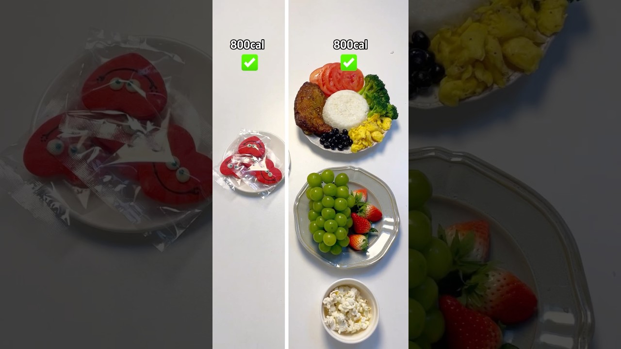 😭Choice is really important when weight loss! #calories #caloriedeficit #weightloss #diet