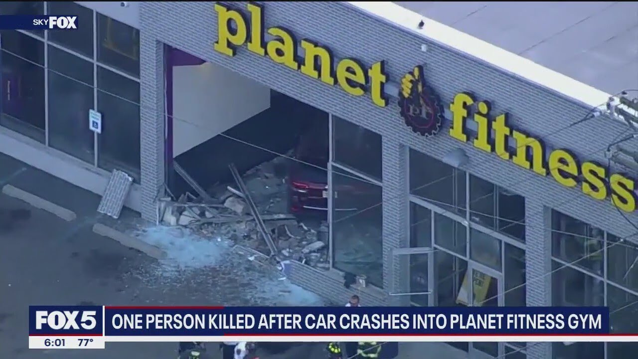 1 killed after car crashes into NJ Planet Fitness gym