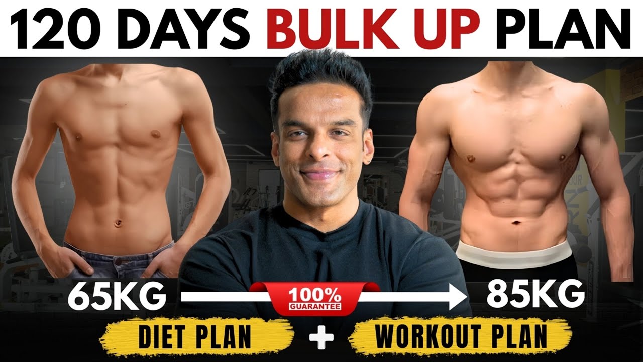120 Days Muscle Building/ Bulk Up Plan | Intermediate Diet & Workout | Yatinder Singh