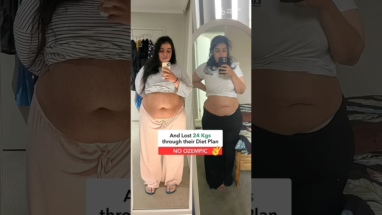 24 Kgs 😲 Lost +Full Body Transformation #diet #weightloss#postpartum