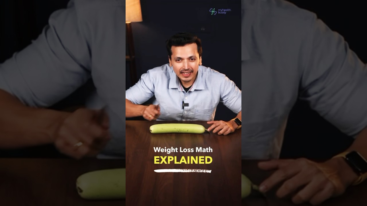 Weight Loss Maths Explained #myhealthbuddy #caloriedeficit #diet