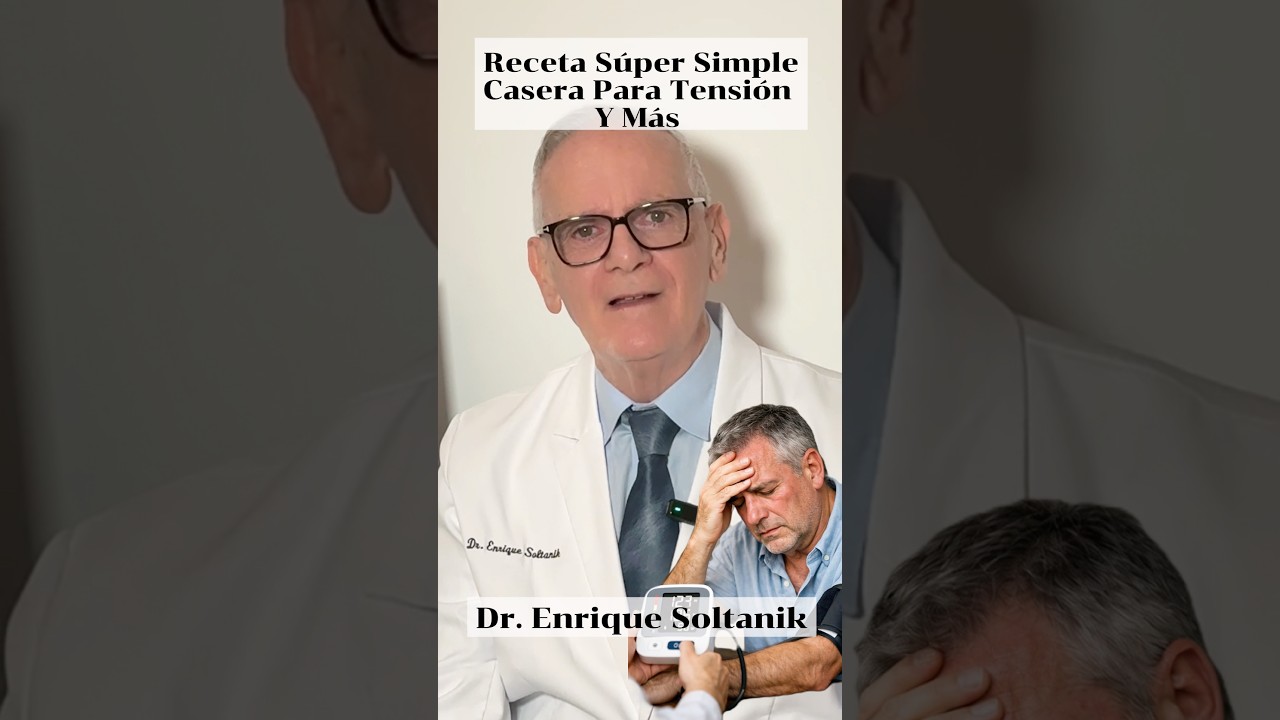 DOCTOR EXPLICA: Receta Súper Simple Casera Para Tensión Y Más #shorts #health #viral #doctor #saude
