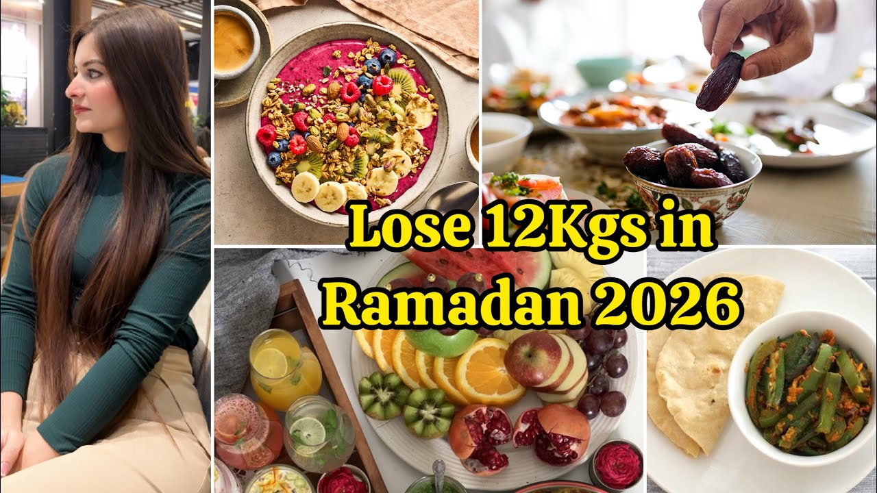 RAMADAN DIET PLAN 2026🌙 LOSE 12KGS IN RAMZAN 🔥HOW TO LOSE WEIGHT AT HOME HINDI/URDU