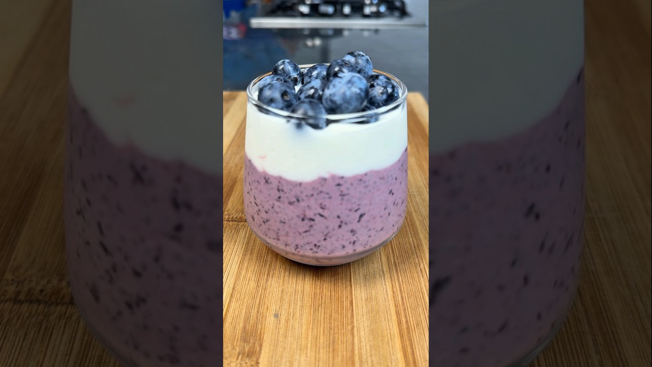 pudín chia de Arandanos #fit #fitness #dieta #diet