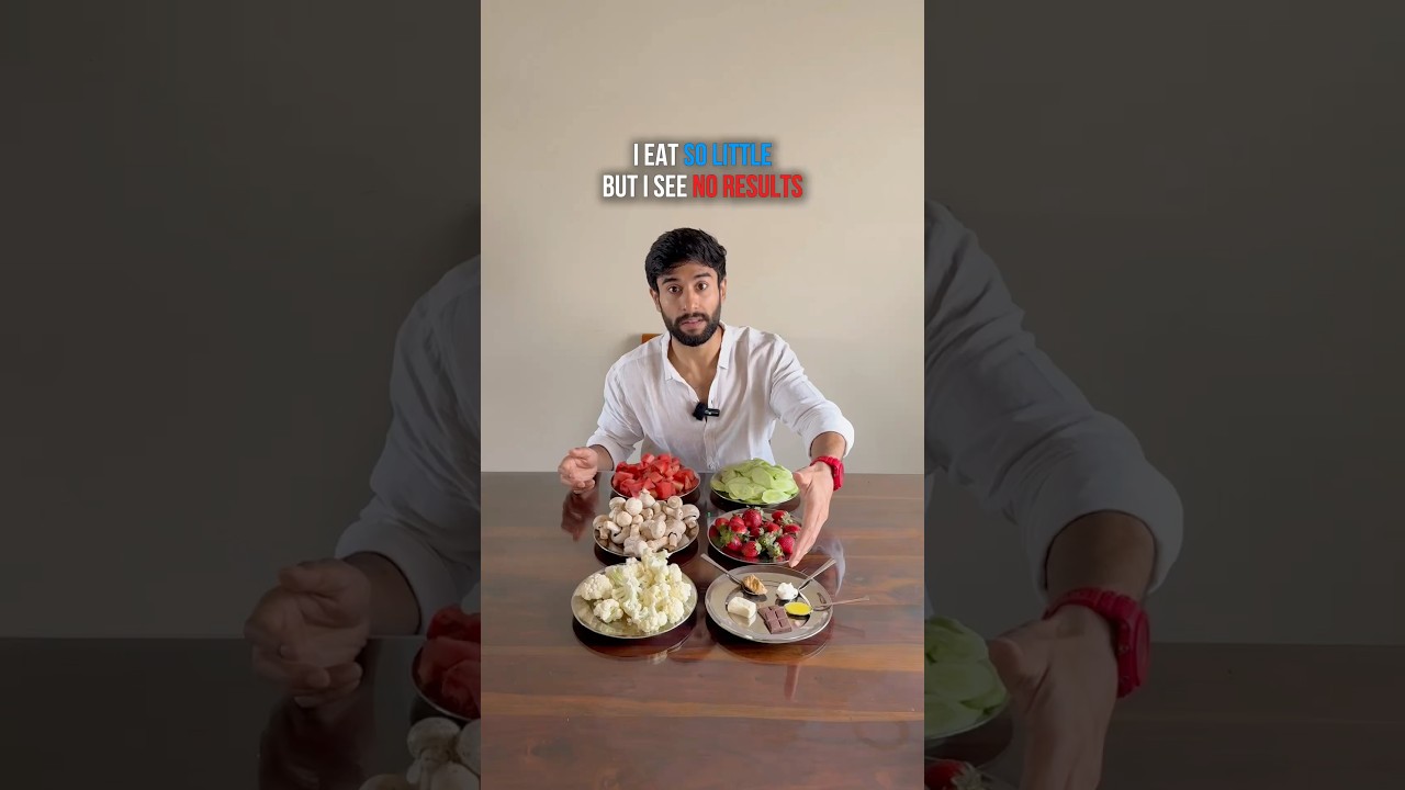 You eat so less, but are getting no results ? #fitness #food #health #nutrition