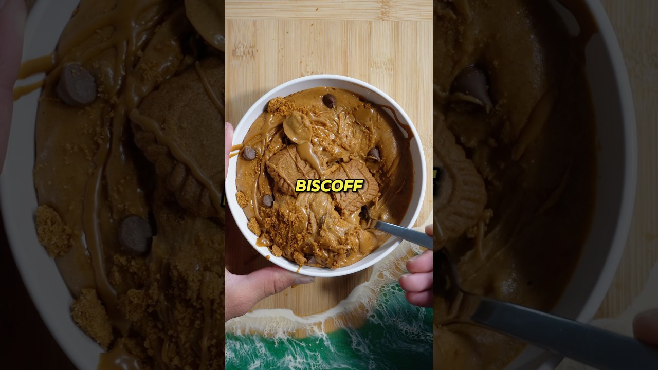 High Protein Biscoff Cookie Dough #food #recipe #diet #protein
