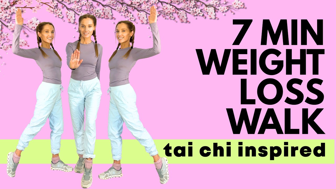 7 Minute Walking Exercise for Weight Loss | Tai Chi Inspired Walk Fat Burning – Lucy Wyndham-Read