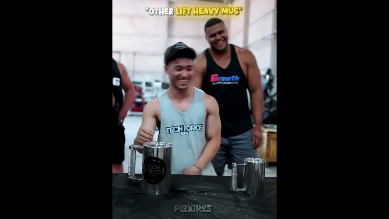 The Cup No One Could Lift… Until Him ☠️ #fitness