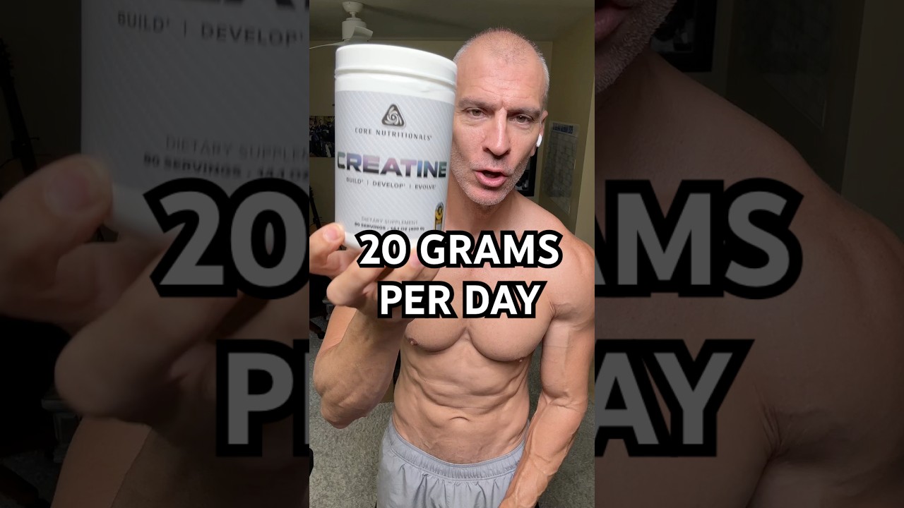 Creatine Daily Usage….. 5 – 10 – or 20 grams per day…. #creatine #weightloss #fitness #motivation
