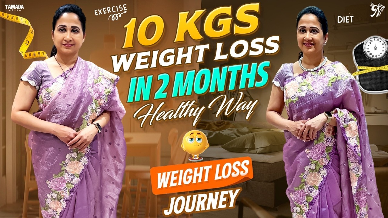 My Weight loss Journey || 10 kgs Weight loss in 2 Months Healthy Way || Nandu’s World