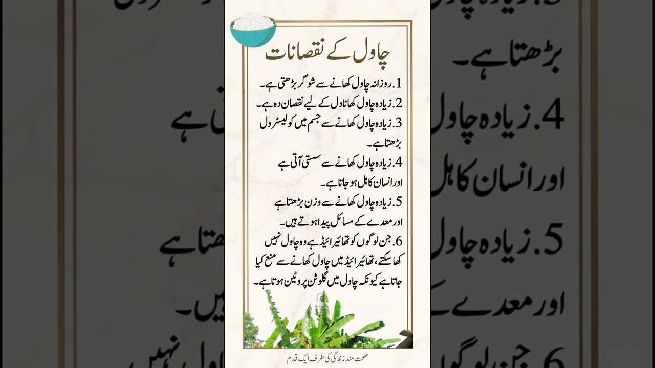 _6 Hidden Dangers of Eating Too Much Rice | Health Warning_