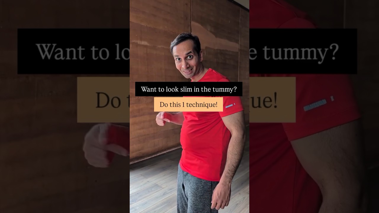 Look Slim Today! Do this 1 technique #fatloss #homeworkout #japanese #health #fitness #artofliving