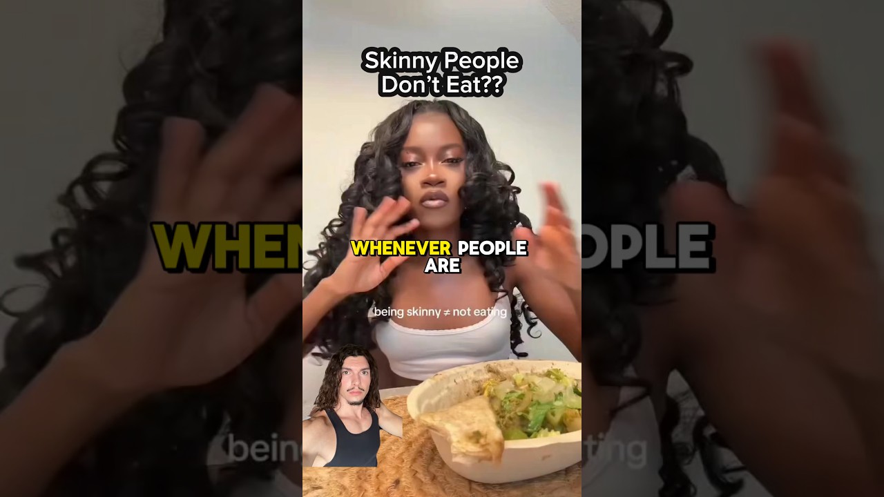 Skinny People Don’t Eat?? 🤔 (Fat Loss Coach Reacts) #fitness