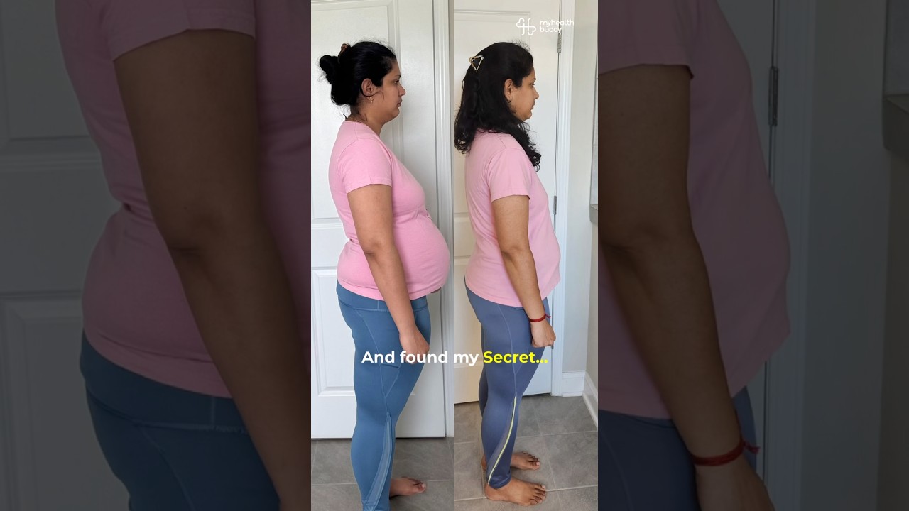 15 Kgs Weight Loss AT Home 😍 #diet #beforeandafter #weightloss