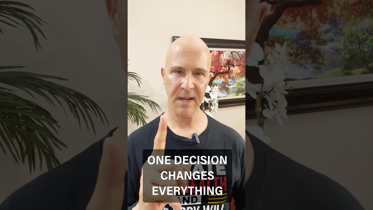 ONE DECISION CHANGES EVERYTHING  #drmandell #health #healing #change