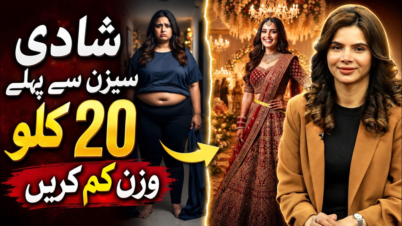 Lose 20 KG Before Wedding Season | The Complete Weight Loss Plan | Ayesha Nasir