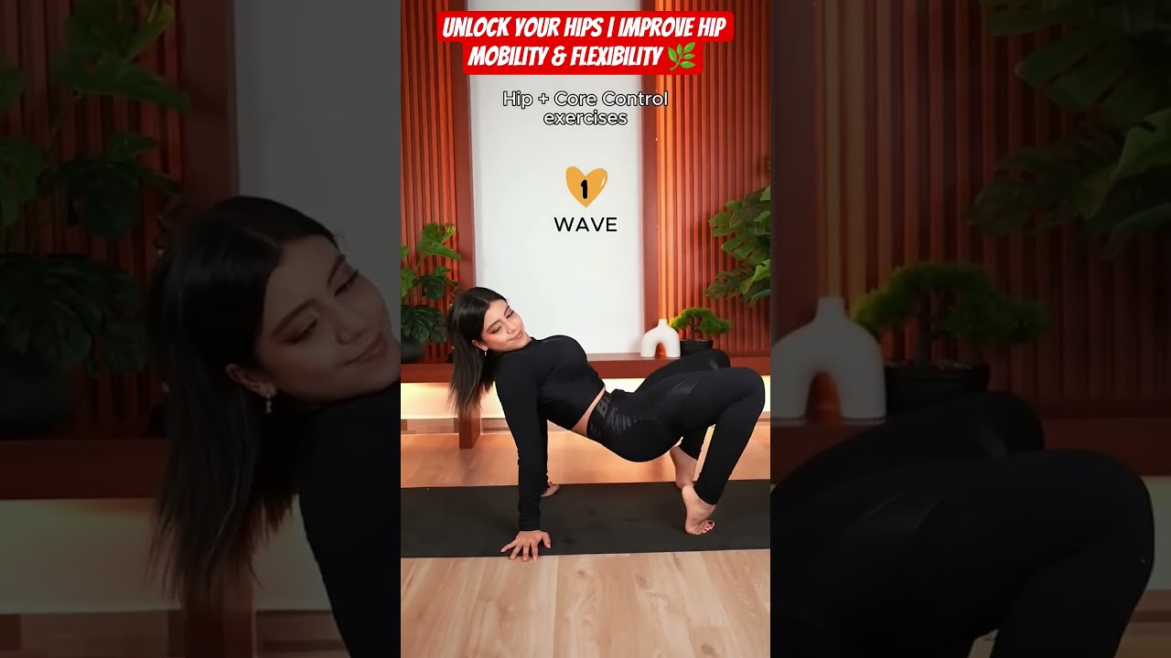 Unlock Your Hips | Improve Hip Mobility & Flexibility 🌿#fitness #mobility #yoga #hipstretch #stretch