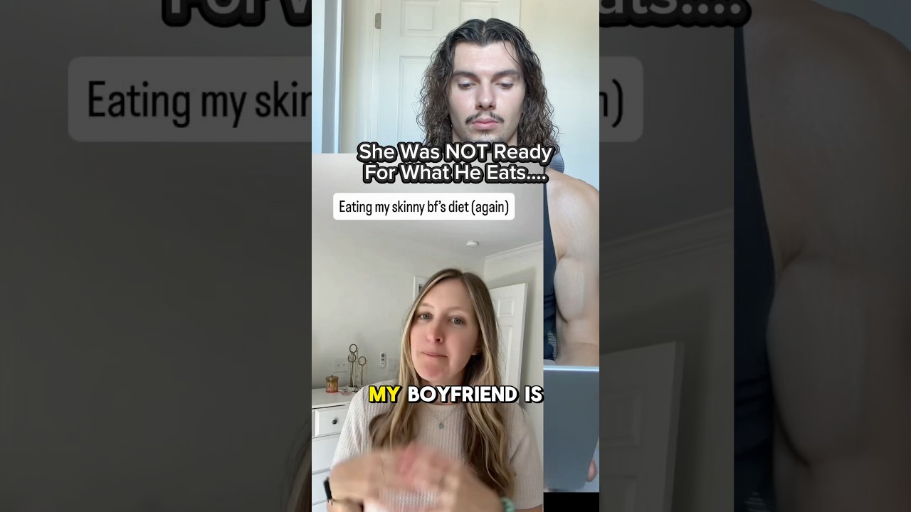 She Ate Her SKINNY Boyfriend’s Diet for 24 Hrs….😱(Fat Loss Coach Reacts) #fitness