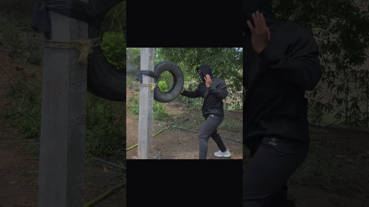 Power full punch training 💀⚡️#boxing #fitness #mma #motivational #home