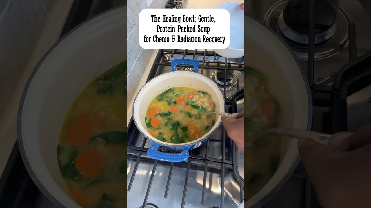 Gentle, Protein-Packed Soup for Chemo & Radiation Recovery #nutrition #health #cancer #protein