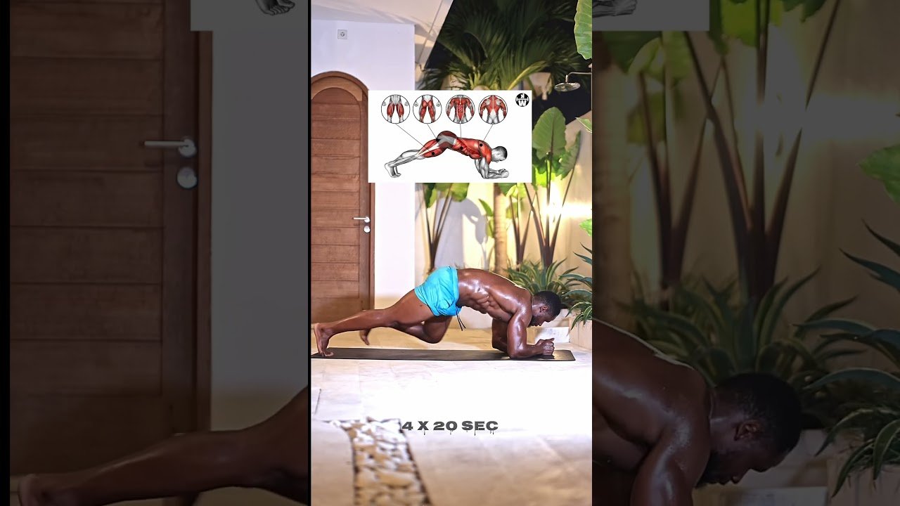 HIIT Abs workout at home ⚡️ #trending #fitness #abs