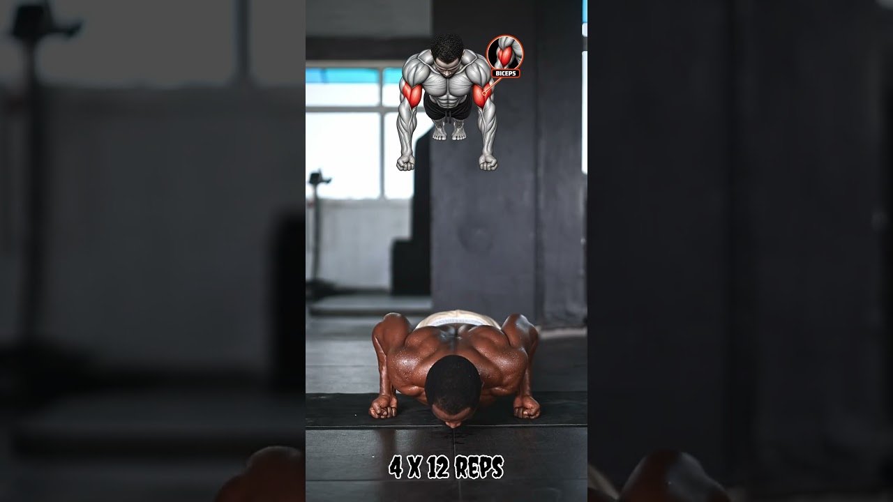 Upper body pushups workout at home #trending #fitness #pushups