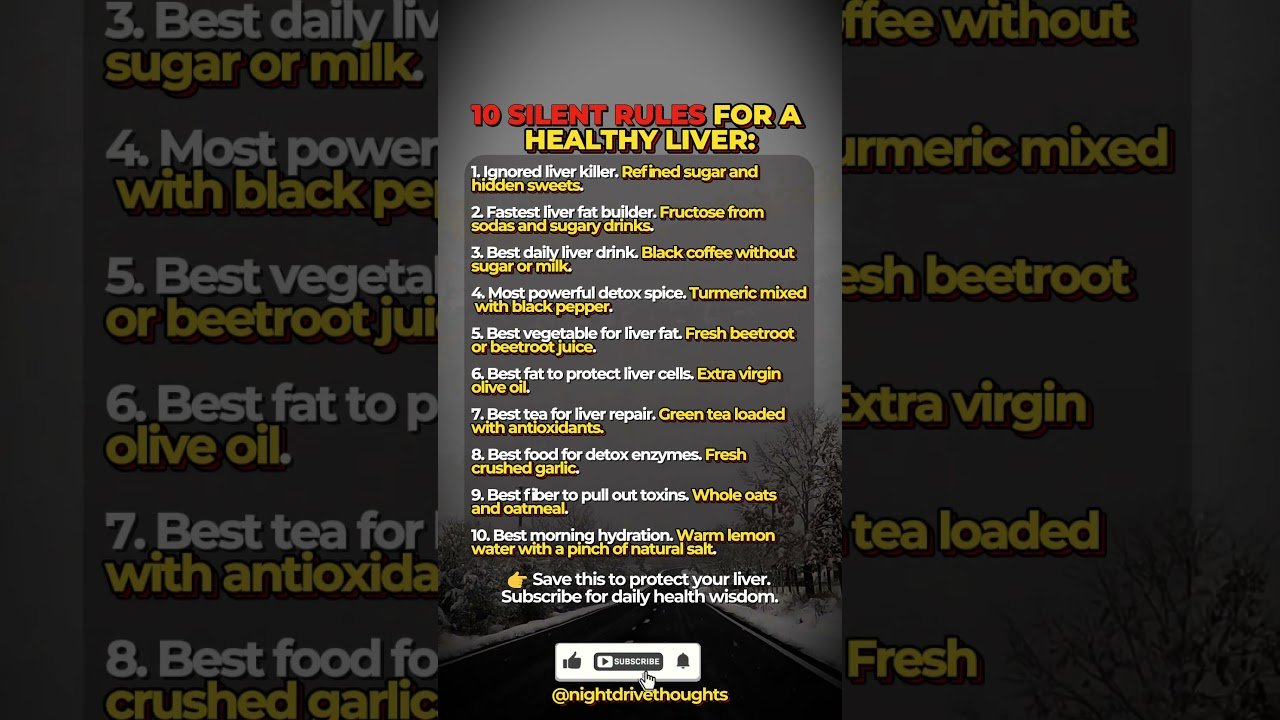 10 Silent Rules To Protect Your Liver From Fat #shorts #health #wellness